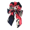 Cute Girl Hair Rope Paint Scrunchies Bowknot Elastic Hair Bands for Women Bow Ties Ponytail Holder Accessories