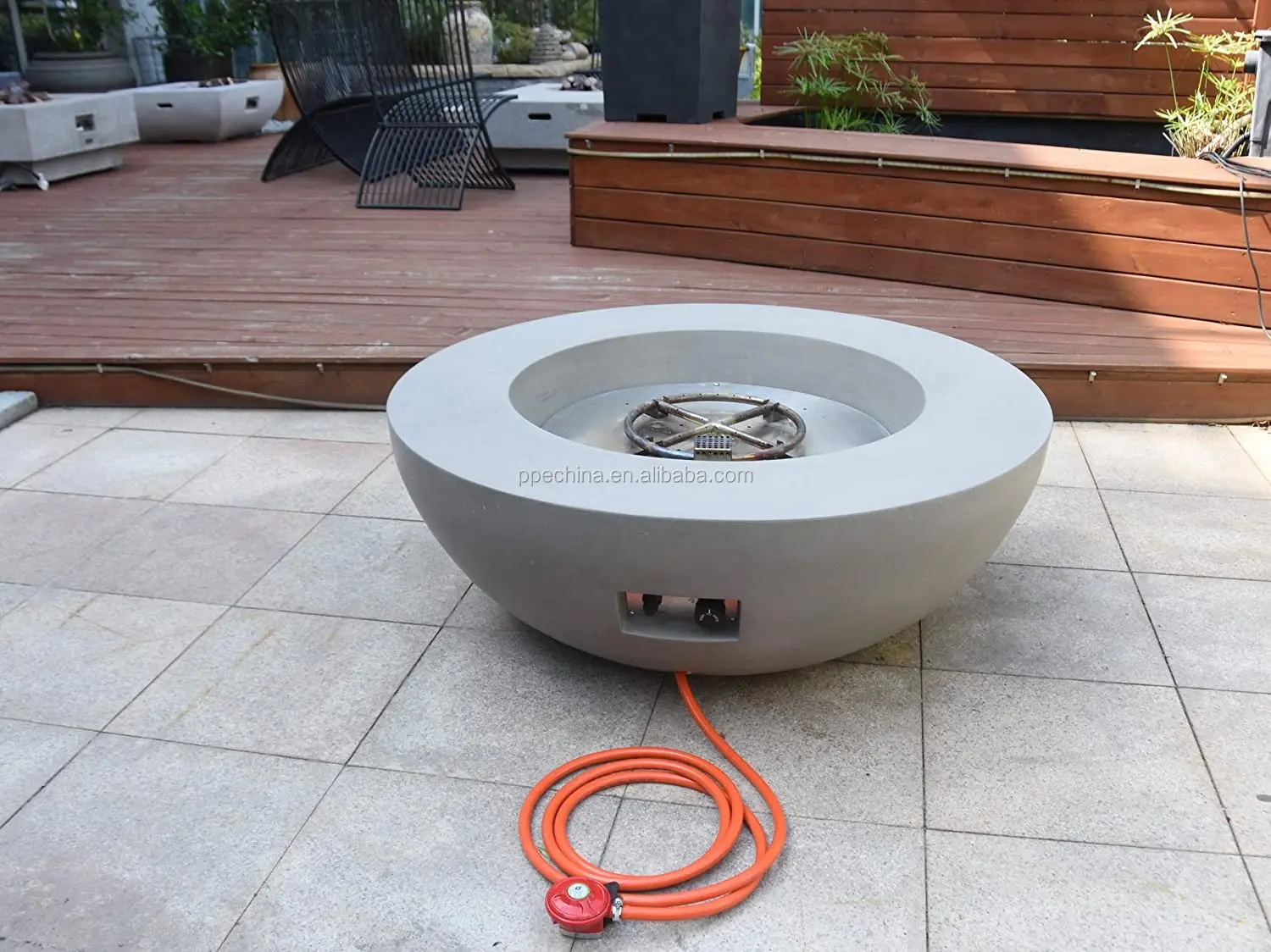 Outdoor gas stove courtyard villa gas stove Natural gas brazier table