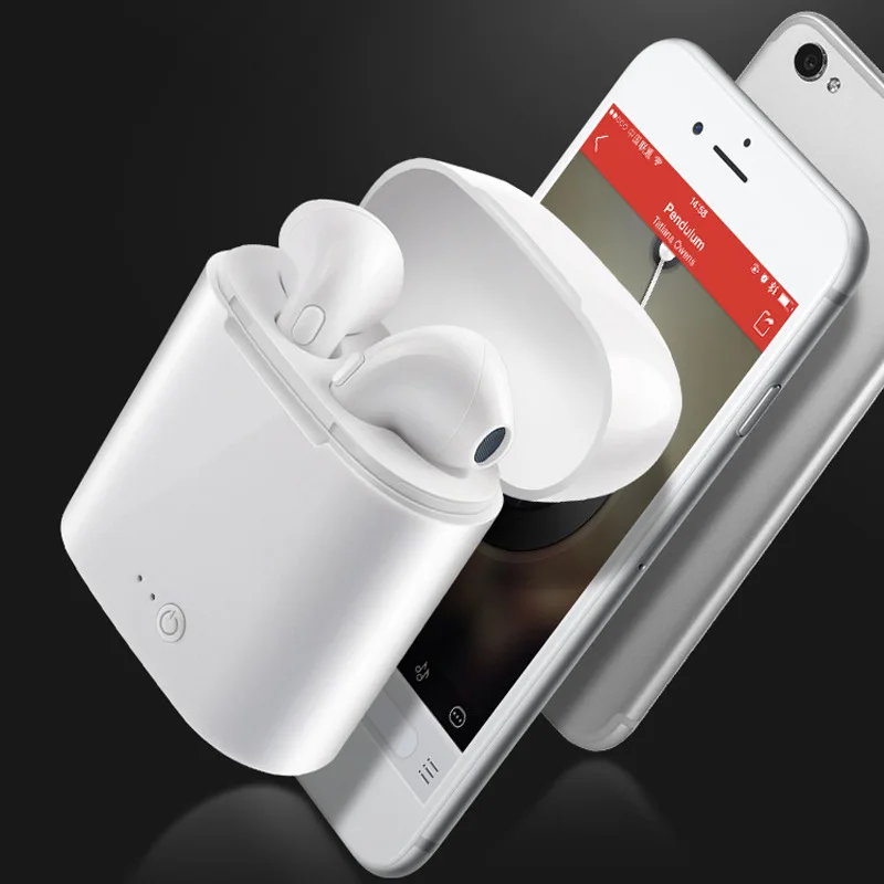Free Shipping I7s Mini Wireless Headphones Bluetooths V5.0 Earphones Twins TWS Earbuds - ANKUX.COM
