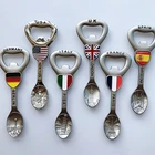 Germany UK Italy Spain French Metal Bottle Opener 3D Fridge Magnets