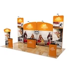 Best selling aluminum fabric indoor trade show exhibition booth for show