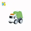 Miniature lovely children's toys pull back metal car cleaning citys sanitation car