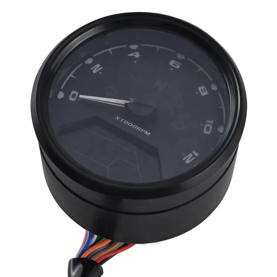 Motorcycle Meter LED digital Indicator light Tachometer Odometer Speedometer Oil Meter Multifunction Motor Instruments New