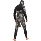 2PCS Sets Neoprene 5mm Diving Suit Full Body Wet Suit Camo Open Cell Spearfishing Wetsuit for Mens