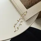 Bracelet Anklet Gold Plated Foot Bracelet 925 Sterling Silver Leaves Anklet Bracelet