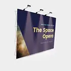 High Quality Manufacturer Customized Curved Pop Up Fabric Display Banner Stand Wall trade show backdrop