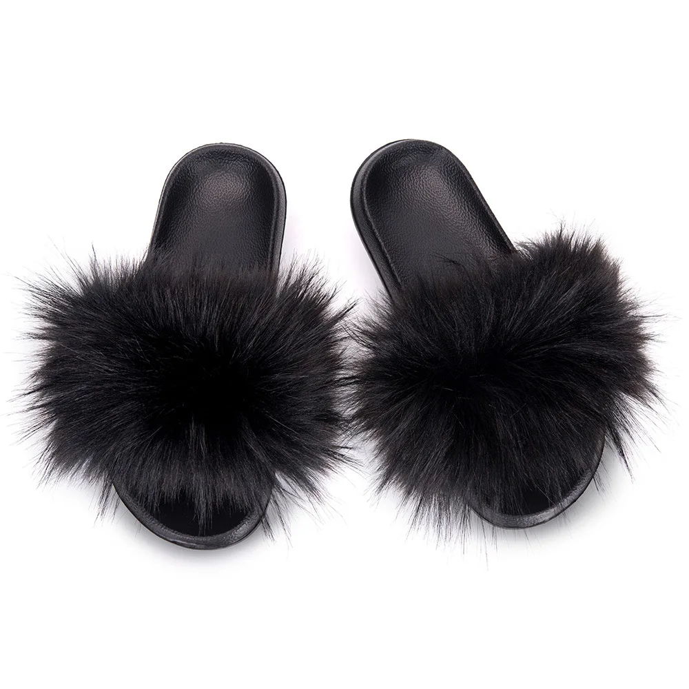 fur flip flops wholesale