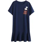 Korean loose casual dress 2020 new spring and summer women's T-shirt dress wholesale
