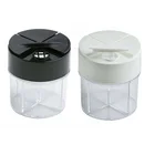 seasoning shaker bottle multi-chamber plastic 4 condiment spice jar