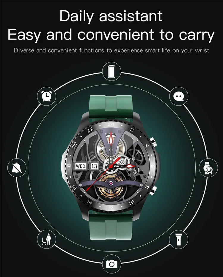 New Arrivals CK30 Smartwatch BT call Fitness tracker wristwatch heart rate Body temperature Blood pressure Smart watch CK30\n