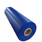 Soft Pvc Film Blue Opaque Low Price Factory Supplier Opaque Emboss Pvc Film