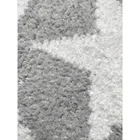 100% polyester soft round floor mat with TPR / Latex back anti slip mat