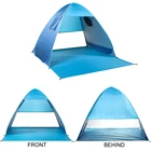 Family Tents 3-4 Person Easy Camping Quick Setup Family Waterproof Instant Beach Tents