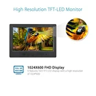 Lcd Monitor With Input Lcd Monitor With Av Input ZHIXIANDA 1024*600 7 Inch Lcd Monitor With Av Input