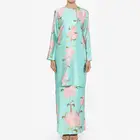 Comfortable Baju Kurung Chiffon Blouse Jilbab Woman Jubah Muslimah Islamic Clothing Abaya Muslim