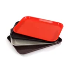 Plastic Serving Trays Fast Food Tary Plastic Non-slip Tray with Texture Surface
