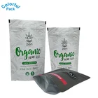 Wholesale zipper stand up pouch seed packaging aluminum foil packaging bag