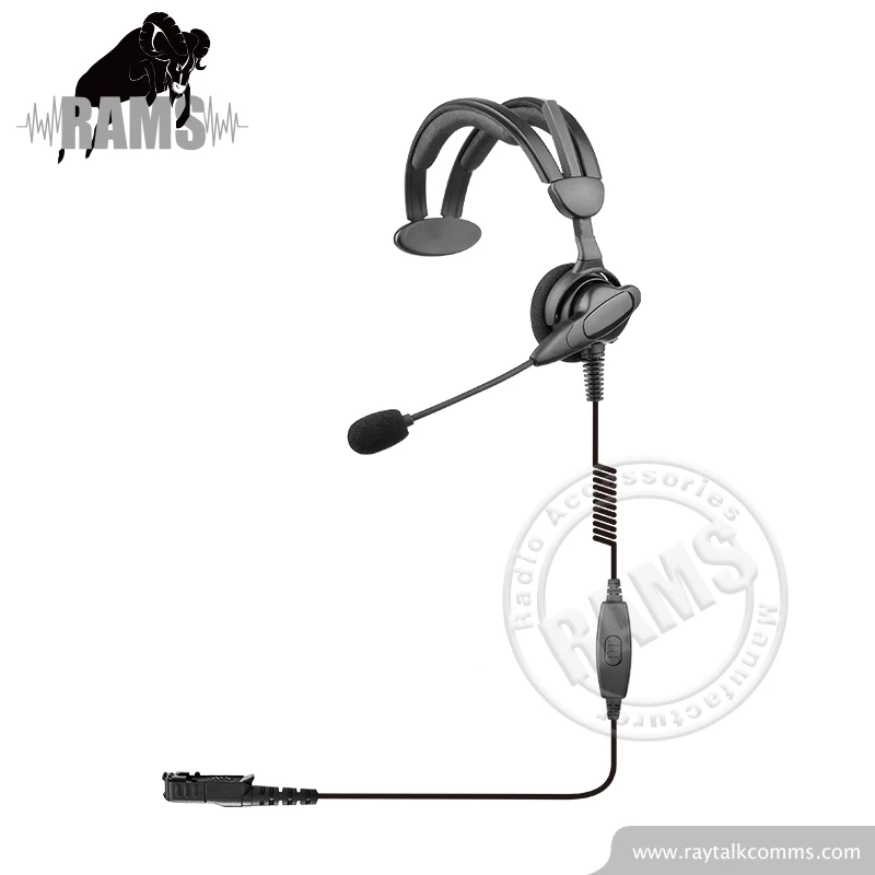 Medium duty noise cancelling heasdset licht gewicht headset f&uuml;r zwei weg radio walkie talkie - ANKUX Tech Co., Ltd