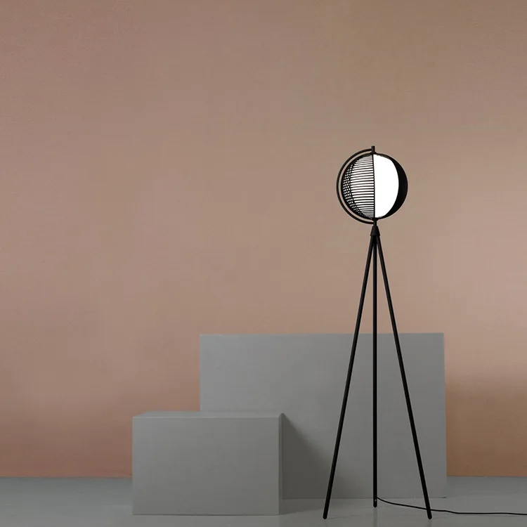 factory price modern black LED floor hanging single multiple lamps