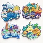 Customized Embossed Colours Rubber 3D Pvc Magnet