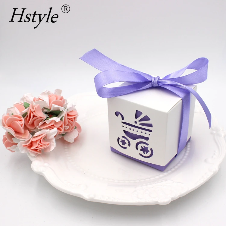 baby carriage favor box bomboniere gift candy boxes baby shower