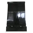 High Quality Polished European Style Headstone Gravestone with Flower Carving