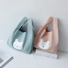 Recycled Shopping Bag Recycled Shopping Bag Recycled Foldable Shopping Linen Cotton Bag Canvas Tote Bag Grocery Bag