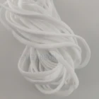 10% off cheap price wholesale 3mm/4mm/5mm elastic ribbon band elastic cord elastic string with color white