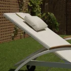 Sunbed Aluminium Teslin Outdoor Swimming Pool Beach Sun Lounger Chair Daybed Sunbed