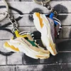 Best quality mini pvc 3d sneaker keychain as promotion gift / holiday gift / Christmas gift with one pair whole sale price