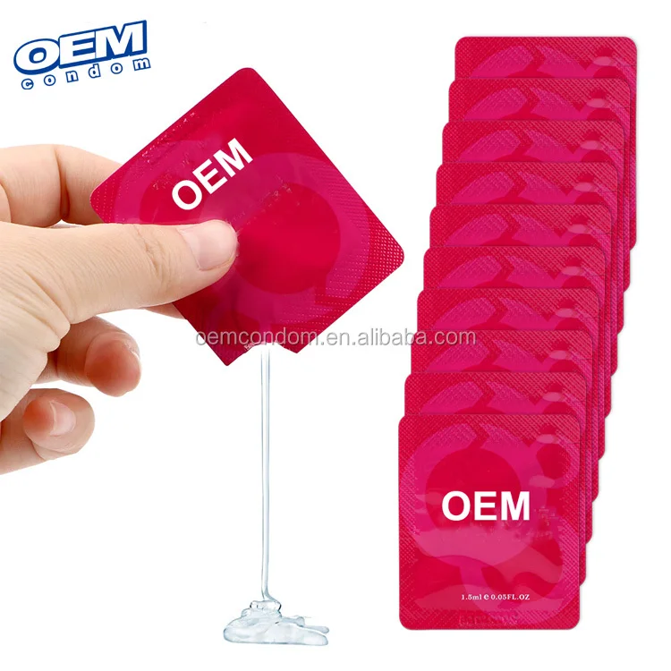 Oem Odm Sex Lube 5g Sachet Personal Water Base Lubricant Lubricant Oil