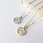 Sterling Silver Material Type Imitation Diamond Jewelry Necklace