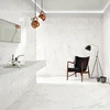 600 1200 Marble look ceramic floor tiles glossy white full glazed polished carrara porcelain floor tile