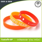 Custom debossed logo bulk cheap silicone rubber wristbands