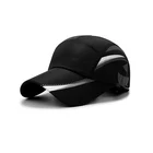 High Quality Flat Baseball Cap Without Top Button Unisex Two Tone Cotton Twill Trucker 6 Panels Mesh Baseball Caps