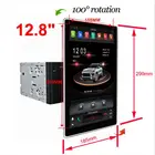 Tesla Style PX6 Car dvd player mp3 GPS Navi For Universal cars With 12.8 Inch Big Rotation Screen