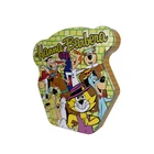 Christmas toy packing tin plaything box rag baby set metal box