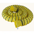 20'' 500mm machine flexible PVC duct air duct in yellow color
