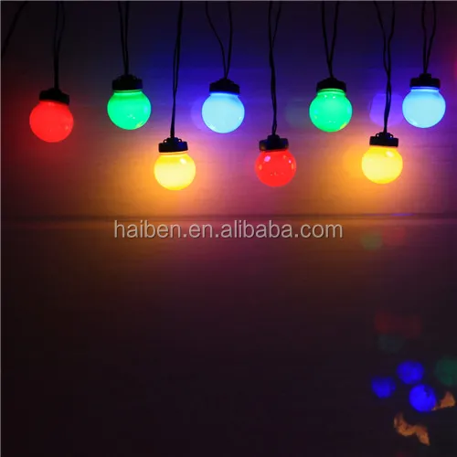 Haiben Hot Sale G50 LED party Christmas decorative bulb light CE/ROHS indoor&outdoor waterproof light string