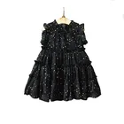 Summer 2019 baby kids children clothes dresses girls clothing fashion korean lace sleeveless star print princess dress