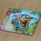 Rectangle sublimation glass fridge magnet