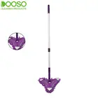 Professional 360 Triangle Shape Home Cleaning Flexible Iron Handle Foldable Mop For All Floors
