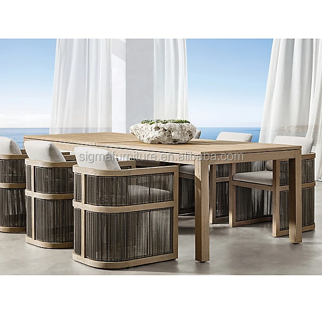 patio outdoor teak furniture garden furniture dining room sets teak square low dining table and low side chair