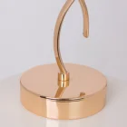 JIAHAO rose gold modern hotel style table lamp fancy light for home 110v 220v