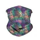 Customized multi-leaf patterned scarf male and female magic riding protective scarf