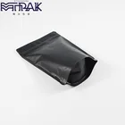 Coffee Bean Packing Bag Plastic Flat Bottom Coffee Bean Packing Bag With Zipper
