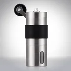 Customized logo stainless steel hand coffee bean grinder