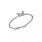 Jewellery Fashion Ring Rings Gemnel Sterling Silver 925 Jewellery Ladies Fashion Wholesale Butterfly Ring