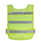 Durable road polyester reflective reflecting safety vest