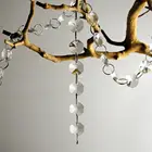 High quality crystal glass teardrop chandelier parts beads pendant